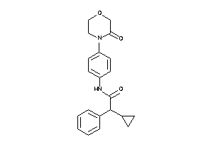 2-cyclopropyl-N-[4-(3-ketomorpholino)phenyl]-2-phenyl-acetamide