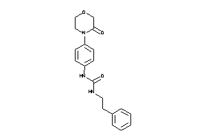 1-[4-(3-ketomorpholino)phenyl]-3-phenethyl-urea