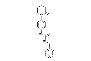 1-benzyl-3-[4-(3-ketomorpholino)phenyl]urea