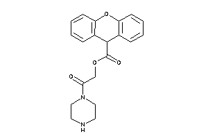 Image of 9H-xanthene-9-carboxylic Acid (2-keto-2-piperazino-ethyl) Ester