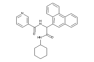 Image of N-[2-(cyclohexylamino)-2-keto-1-(9-phenanthryl)ethyl]nicotinamide