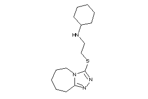 Image of Cyclohexyl-[2-(6,7,8,9-tetrahydro-5H-[1,2,4]triazolo[4,3-a]azepin-3-ylthio)ethyl]amine