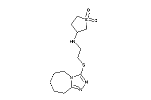 Image of (1,1-diketothiolan-3-yl)-[2-(6,7,8,9-tetrahydro-5H-[1,2,4]triazolo[4,3-a]azepin-3-ylthio)ethyl]amine