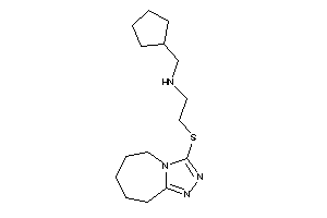 Image of Cyclopentylmethyl-[2-(6,7,8,9-tetrahydro-5H-[1,2,4]triazolo[4,3-a]azepin-3-ylthio)ethyl]amine