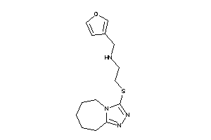 Image of 3-furfuryl-[2-(6,7,8,9-tetrahydro-5H-[1,2,4]triazolo[4,3-a]azepin-3-ylthio)ethyl]amine