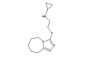 Image of Cyclopropyl-[2-(6,7,8,9-tetrahydro-5H-[1,2,4]triazolo[4,3-a]azepin-3-ylthio)ethyl]amine