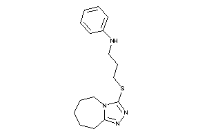 Image of Phenyl-[3-(6,7,8,9-tetrahydro-5H-[1,2,4]triazolo[4,3-a]azepin-3-ylthio)propyl]amine