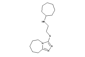 Image of Cycloheptyl-[2-(6,7,8,9-tetrahydro-5H-[1,2,4]triazolo[4,3-a]azepin-3-ylthio)ethyl]amine