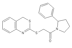 2-(4H-3,1-benzothiazin-2-ylthio)-1-(2-phenylpyrrolidino)ethanone