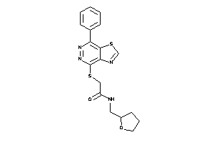 2-[(7-phenylthiazolo[4,5-d]pyridazin-4-yl)thio]-N-(tetrahydrofurfuryl)acetamide