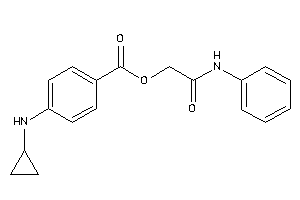 Image of 4-(cyclopropylamino)benzoic Acid (2-anilino-2-keto-ethyl) Ester