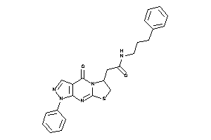 2-[keto(phenyl)BLAHyl]-N-(3-phenylpropyl)acetamide