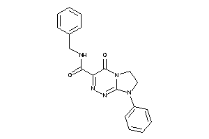 N-benzyl-4-keto-8-phenyl-6,7-dihydroimidazo[2,1-c][1,2,4]triazine-3-carboxamide
