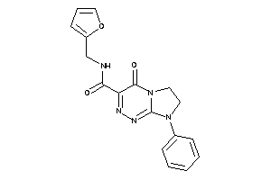Image of N-(2-furfuryl)-4-keto-8-phenyl-6,7-dihydroimidazo[2,1-c][1,2,4]triazine-3-carboxamide