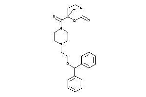 1-[4-(2-benzhydryloxyethyl)piperazine-1-carbonyl]-6-oxabicyclo[2.2.1]heptan-5-one