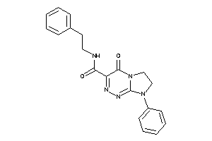 Image of 4-keto-N-phenethyl-8-phenyl-6,7-dihydroimidazo[2,1-c][1,2,4]triazine-3-carboxamide
