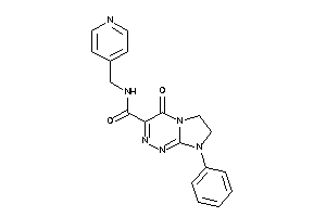 Image of 4-keto-8-phenyl-N-(4-pyridylmethyl)-6,7-dihydroimidazo[2,1-c][1,2,4]triazine-3-carboxamide