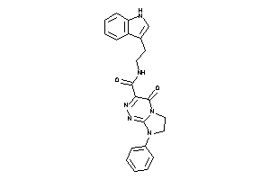 Image of N-[2-(1H-indol-3-yl)ethyl]-4-keto-8-phenyl-6,7-dihydroimidazo[2,1-c][1,2,4]triazine-3-carboxamide
