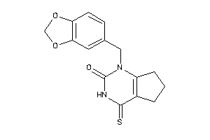 1-piperonyl-4-thioxo-6,7-dihydro-5H-cyclopenta[d]pyrimidin-2-one