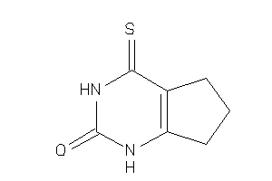4-thioxo-1,5,6,7-tetrahydrocyclopenta[d]pyrimidin-2-one
