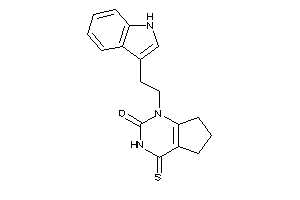 1-[2-(1H-indol-3-yl)ethyl]-4-thioxo-6,7-dihydro-5H-cyclopenta[d]pyrimidin-2-one