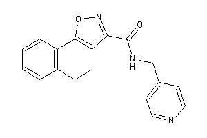 N-(4-pyridylmethyl)-4,5-dihydrobenzo[g]indoxazene-3-carboxamide