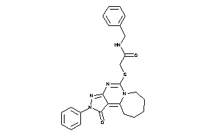 N-benzyl-2-[[keto(phenyl)BLAHyl]thio]acetamide