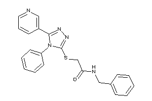 N-benzyl-2-[[4-phenyl-5-(3-pyridyl)-1,2,4-triazol-3-yl]thio]acetamide