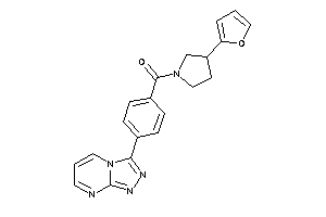 Image of [3-(2-furyl)pyrrolidino]-[4-([1,2,4]triazolo[4,3-a]pyrimidin-3-yl)phenyl]methanone