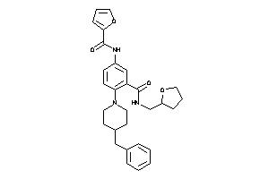 Image of N-[4-(4-benzylpiperidino)-3-(tetrahydrofurfurylcarbamoyl)phenyl]-2-furamide