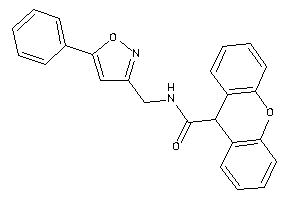 Image of N-[(5-phenylisoxazol-3-yl)methyl]-9H-xanthene-9-carboxamide