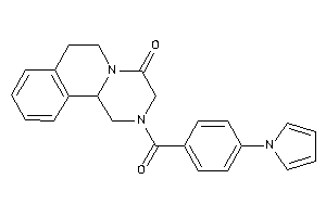 Image of 2-(4-pyrrol-1-ylbenzoyl)-3,6,7,11b-tetrahydro-1H-pyrazino[2,1-a]isoquinolin-4-one