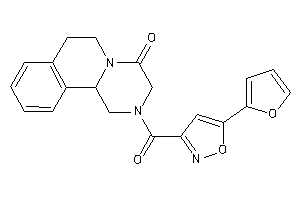 Image of 2-[5-(2-furyl)isoxazole-3-carbonyl]-3,6,7,11b-tetrahydro-1H-pyrazino[2,1-a]isoquinolin-4-one