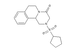 2-cyclopentylsulfonyl-3,6,7,11b-tetrahydro-1H-pyrazino[2,1-a]isoquinolin-4-one