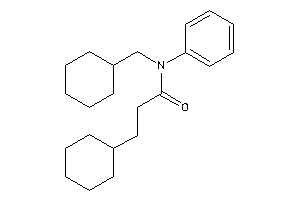 Image of 3-cyclohexyl-N-(cyclohexylmethyl)-N-phenyl-propionamide