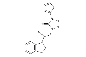 1-(2-indolin-1-yl-2-keto-ethyl)-4-(2-thienyl)tetrazol-5-one