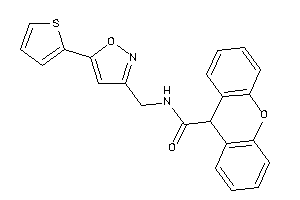 N-[[5-(2-thienyl)isoxazol-3-yl]methyl]-9H-xanthene-9-carboxamide