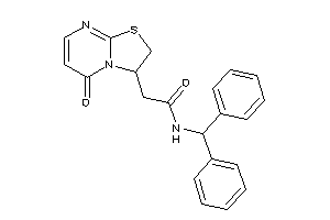 Image of N-benzhydryl-2-(5-keto-2,3-dihydrothiazolo[3,2-a]pyrimidin-3-yl)acetamide