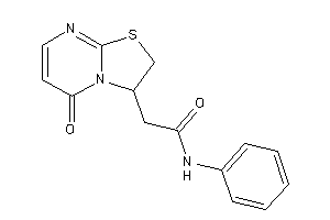 2-(5-keto-2,3-dihydrothiazolo[3,2-a]pyrimidin-3-yl)-N-phenyl-acetamide