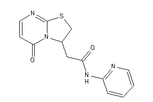 2-(5-keto-2,3-dihydrothiazolo[3,2-a]pyrimidin-3-yl)-N-(2-pyridyl)acetamide