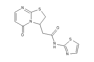 2-(5-keto-2,3-dihydrothiazolo[3,2-a]pyrimidin-3-yl)-N-thiazol-2-yl-acetamide