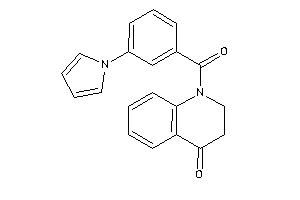 Image of 1-(3-pyrrol-1-ylbenzoyl)-2,3-dihydroquinolin-4-one