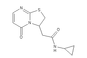 Image of N-cyclopropyl-2-(5-keto-2,3-dihydrothiazolo[3,2-a]pyrimidin-3-yl)acetamide