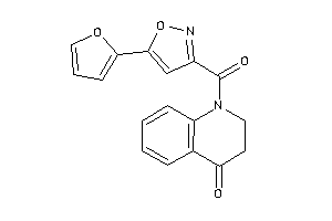 Image of 1-[5-(2-furyl)isoxazole-3-carbonyl]-2,3-dihydroquinolin-4-one