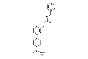 Image of 2-[[4-[4-(cyclopropanecarbonyl)piperazino]pyrimidin-2-yl]thio]-N-(2-pyridylmethyl)acetamide