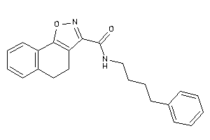 Image of N-(4-phenylbutyl)-4,5-dihydrobenzo[g]indoxazene-3-carboxamide
