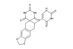 Image of 6-(2,4-diketo-1H-pyrimidin-5-yl)spiro[6,8-dihydro-5H-benzo[f][1,3]benzodioxole-7,5'-hexahydropyrimidine]-2',4',6'-trione