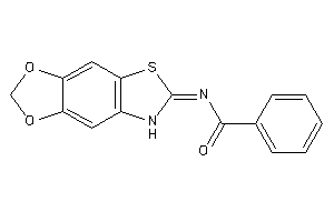 Image of N-(7H-[1,3]dioxolo[4,5-f][1,3]benzothiazol-6-ylidene)benzamide