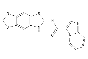 N-(7H-[1,3]dioxolo[4,5-f][1,3]benzothiazol-6-ylidene)imidazo[1,2-a]pyridine-3-carboxamide