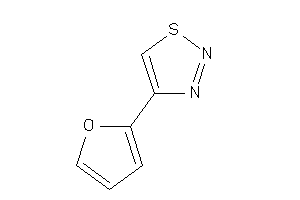 Image of 4-(2-furyl)thiadiazole